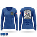 CT DMV Women's Long Sleeve V-neck Shirt - 1