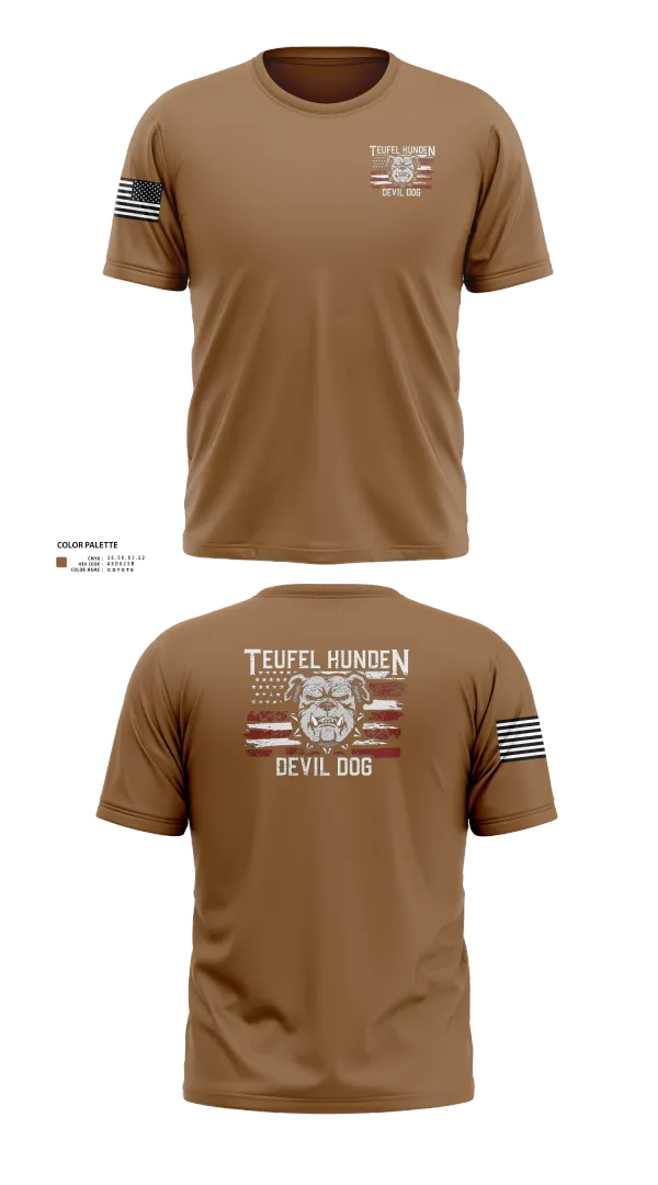 Old School Cotton Feel Shirt, Kilo co. 3rd Btn 9th Marines, Marines, Teamtime, Team time, sublimation, custom sports apparel, team uniforms, spirit wear, spiritwear, sports uniforms, custom shirts, team store, custom team store, fundraiser sports, apparel fundraiser