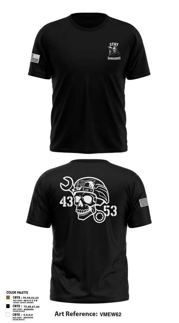 Short Sleeve Performance Shirt, 4-3 AHB, , Teamtime, Team time, sublimation, custom sports apparel, team uniforms, spirit wear, spiritwear, sports uniforms, custom shirts, team store, custom team store, fundraiser sports, apparel fundraiser