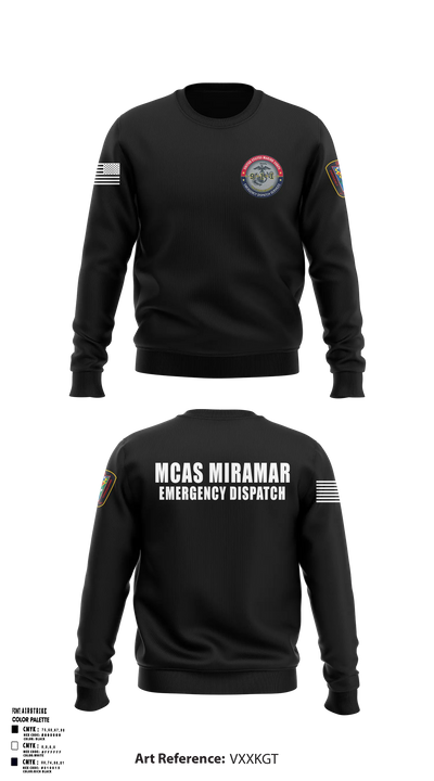 MCAS Miramar Emergency Dispatch Crew Neck Sweatshirt - 5