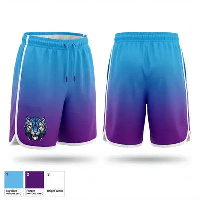 Surry County Wildcats 39362441 Athletic Shorts With Pockets - 1