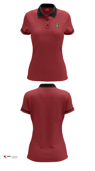 Womens Short Sleeve Performance Polo, Region 1398 Arsenal, Men's Soccer, Teamtime, Team time, sublimation, custom sports apparel, team uniforms, spirit wear, spiritwear, sports uniforms, custom shirts, team store, custom team store, fundraiser sports, apparel fundraiser
