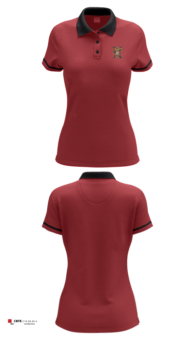 Region 1398 Arsenal 92896117 Women's Short Sleeve Performance Polo  - 2