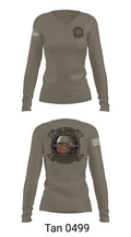 60th LRS 59966938 Women's Long Sleeve V-neck Shirt - 77