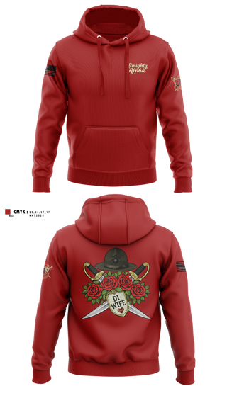 Hoodie, Alpha company, Marines, Teamtime, Team time, sublimation, custom sports apparel, team uniforms, spirit wear, spiritwear, sports uniforms, custom shirts, team store, custom team store, fundraiser sports, apparel fundraiser