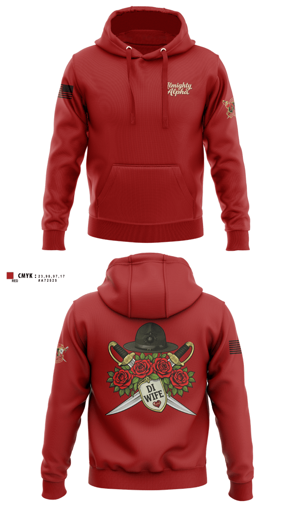 Hoodie, Alpha company, Marines, Teamtime, Team time, sublimation, custom sports apparel, team uniforms, spirit wear, spiritwear, sports uniforms, custom shirts, team store, custom team store, fundraiser sports, apparel fundraiser