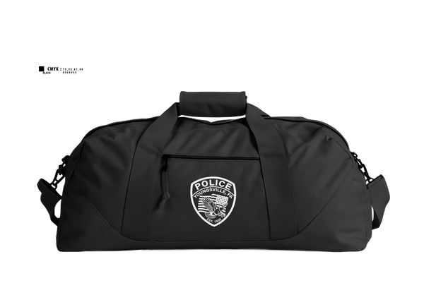 Duffle Bag, Youngsville Police Department, Police, Teamtime, Team time, sublimation, custom sports apparel, team uniforms, spirit wear, spiritwear, sports uniforms, custom shirts, team store, custom team store, fundraiser sports, apparel fundraiser