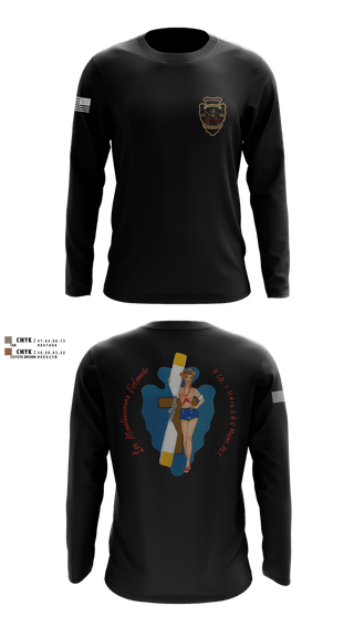 Long Sleeve Performance Shirt, B Co. 1/114th polo, Army, Teamtime, Team time, sublimation, custom sports apparel, team uniforms, spirit wear, spiritwear, sports uniforms, custom shirts, team store, custom team store, fundraiser sports, apparel fundraiser