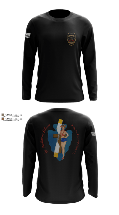 B Co. 1/114th S&S Long Sleeve Performance Shirt 5