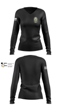 King William County 47912000 Women's Long Sleeve V-neck Shirt - 1