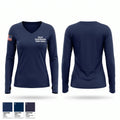 City of South Daytona Public Safety Women's Long Sleeve V-neck Shirt - 1