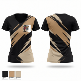 Womens Short Sleeve Vneck Shirt, Warrior Tactical, , Teamtime, Team time, sublimation, custom sports apparel, team uniforms, spirit wear, spiritwear, sports uniforms, custom shirts, team store, custom team store, fundraiser sports, apparel fundraiser