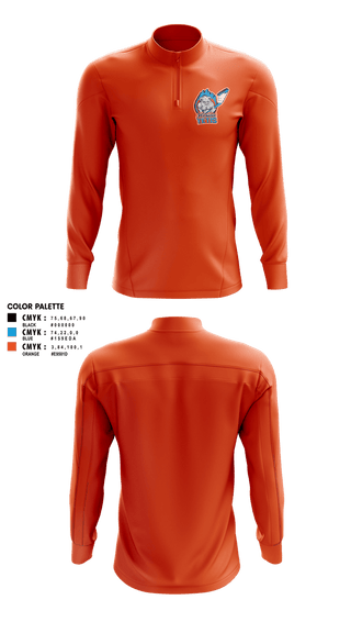 Quarter Zip Jacket, Florida Yetis, Ice Hockey, Teamtime, Team time, sublimation, custom sports apparel, team uniforms, spirit wear, spiritwear, sports uniforms, custom shirts, team store, custom team store, fundraiser sports, apparel fundraiser