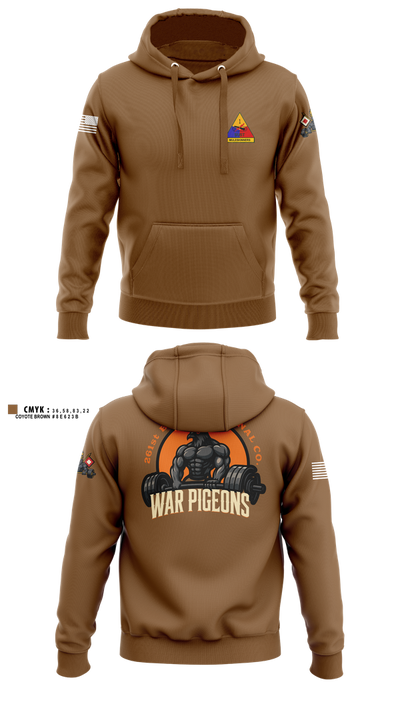 261st War Pigeons Hoodie - 103
