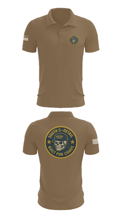 South C Detail 31033185 Short Sleeve Performance Polo - 7