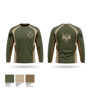 Long Sleeve Performance Shirt, Phantom, Army, Teamtime, Team time, sublimation, custom sports apparel, team uniforms, spirit wear, spiritwear, sports uniforms, custom shirts, team store, custom team store, fundraiser sports, apparel fundraiser