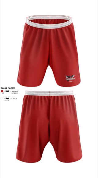 Athletic Shorts With Pockets, Sublette Middle School Cheer, Cheer, Teamtime, Team time, sublimation, custom sports apparel, team uniforms, spirit wear, spiritwear, sports uniforms, custom shirts, team store, custom team store, fundraiser sports, apparel fundraiser