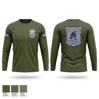 Long Sleeve Performance Shirt, LEO Support Foundation, Police, Teamtime, Team time, sublimation, custom sports apparel, team uniforms, spirit wear, spiritwear, sports uniforms, custom shirts, team store, custom team store, fundraiser sports, apparel fundraiser