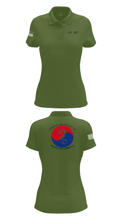 CNFK DET CHINHAE 74281710 Women's Short Sleeve Performance Polo  - 52
