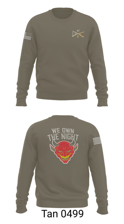 D Co 3-47 Cadre Crew Neck Sweatshirt - 65