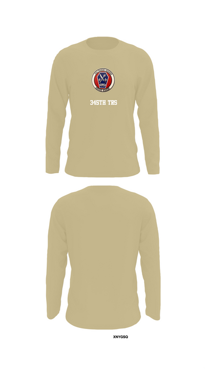 345th TRS 44562231 Long Sleeve Performance Shirt 92