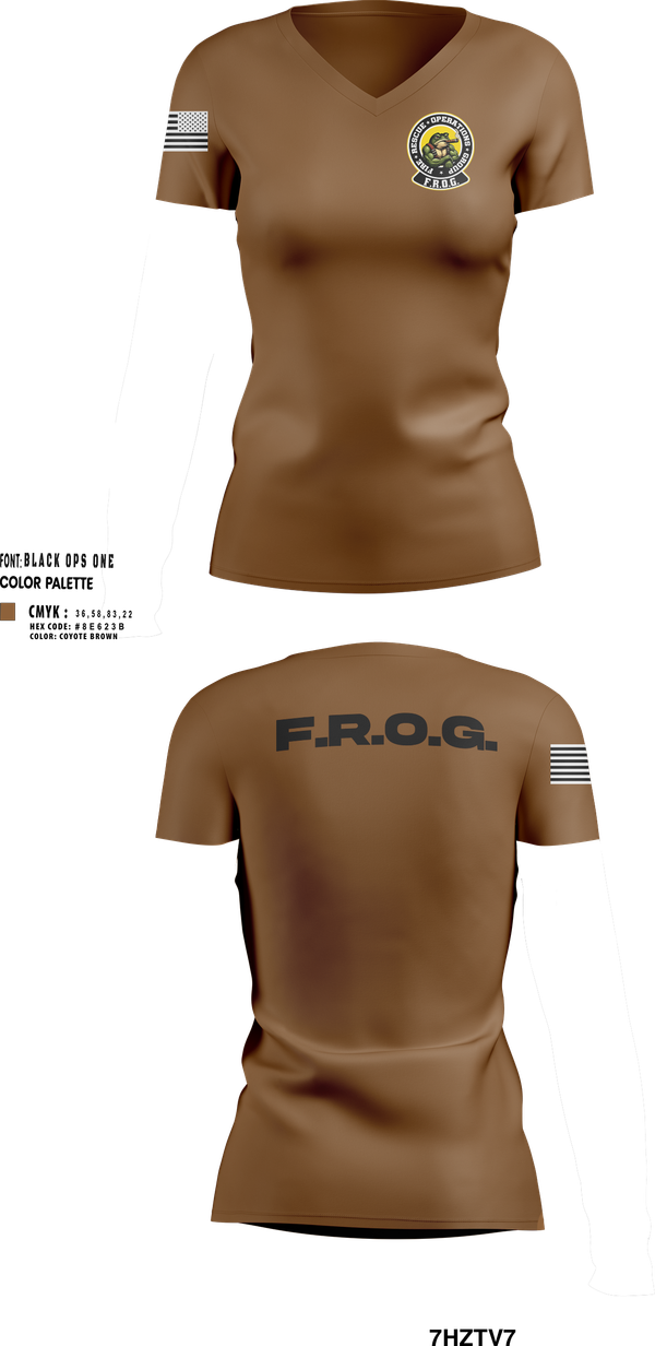 Womens Short Sleeve Vneck Shirt, Fire Rescue Operations Group, Fire Department, Teamtime, Team time, sublimation, custom sports apparel, team uniforms, spirit wear, spiritwear, sports uniforms, custom shirts, team store, custom team store, fundraiser sports, apparel fundraiser