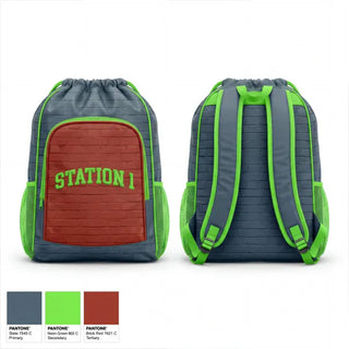 Gear Bag, Station 1, Fire Department, Teamtime, Team time, sublimation, custom sports apparel, team uniforms, spirit wear, spiritwear, sports uniforms, custom shirts, team store, custom team store, fundraiser sports, apparel fundraiser