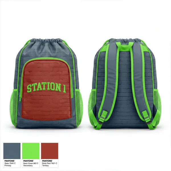 Gear Bag, Station 1, Fire Department, Teamtime, Team time, sublimation, custom sports apparel, team uniforms, spirit wear, spiritwear, sports uniforms, custom shirts, team store, custom team store, fundraiser sports, apparel fundraiser