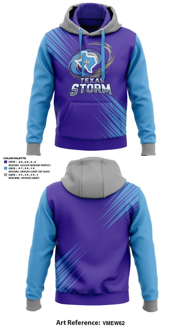 Hoodie, Texas Storm, Softball, Teamtime, Team time, sublimation, custom sports apparel, team uniforms, spirit wear, spiritwear, sports uniforms, custom shirts, team store, custom team store, fundraiser sports, apparel fundraiser