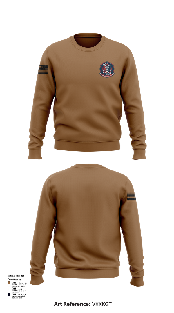 Crew Neck Sweatshirt, NMRTC El Paso, , Teamtime, Team time, sublimation, custom sports apparel, team uniforms, spirit wear, spiritwear, sports uniforms, custom shirts, team store, custom team store, fundraiser sports, apparel fundraiser