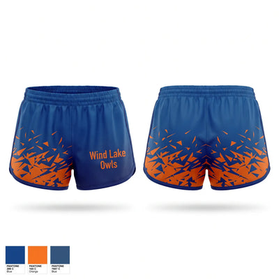 Wind Lake Owls Women's Shorts - 1