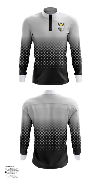 Quarter Zip Jacket, AISP F.C., Men's Soccer, Teamtime, Team time, sublimation, custom sports apparel, team uniforms, spirit wear, spiritwear, sports uniforms, custom shirts, team store, custom team store, fundraiser sports, apparel fundraiser