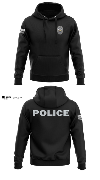 Hoodie, Port St. Joe Police Department, Police, Teamtime, Team time, sublimation, custom sports apparel, team uniforms, spirit wear, spiritwear, sports uniforms, custom shirts, team store, custom team store, fundraiser sports, apparel fundraiser