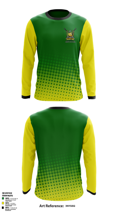 MacArthur Scots Soccer 93459235 Long Sleeve Performance Shirt 1