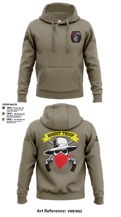 6-9 bandit troop 89460450 Hoodie - 3