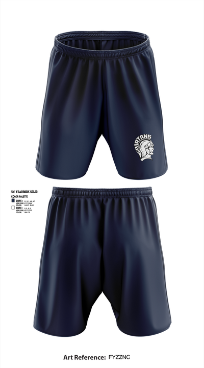 Milford Spartans Boys Soccer 84740771 Athletic Shorts With Pockets - 1