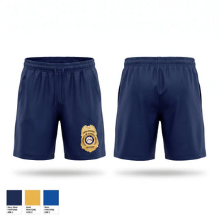 Athletic Shorts With Pockets, Office of School Safety, Police, Teamtime, Team time, sublimation, custom sports apparel, team uniforms, spirit wear, spiritwear, sports uniforms, custom shirts, team store, custom team store, fundraiser sports, apparel fundraiser