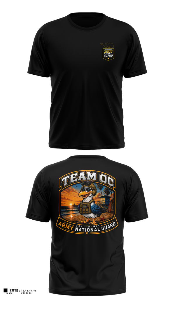 Old School Cotton Feel Shirt, TEAM OC, National Guard, Teamtime, Team time, sublimation, custom sports apparel, team uniforms, spirit wear, spiritwear, sports uniforms, custom shirts, team store, custom team store, fundraiser sports, apparel fundraiser