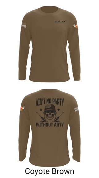 Long Sleeve Performance Shirt, 1-320th FA, Fox Battery, , Teamtime, Team time, sublimation, custom sports apparel, team uniforms, spirit wear, spiritwear, sports uniforms, custom shirts, team store, custom team store, fundraiser sports, apparel fundraiser