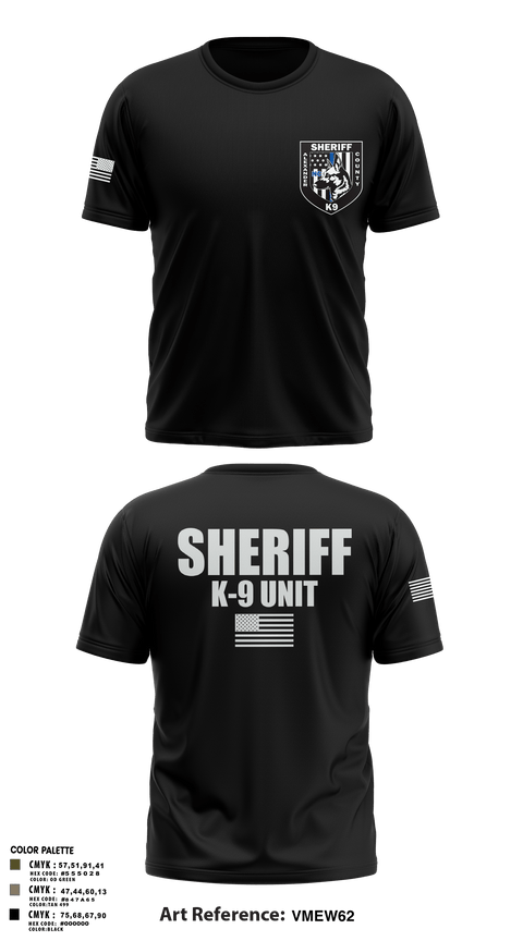 Old School Cotton Feel Shirt, Alexander County Sheriff Office K-9, Police, Teamtime, Team time, sublimation, custom sports apparel, team uniforms, spirit wear, spiritwear, sports uniforms, custom shirts, team store, custom team store, fundraiser sports, apparel fundraiser