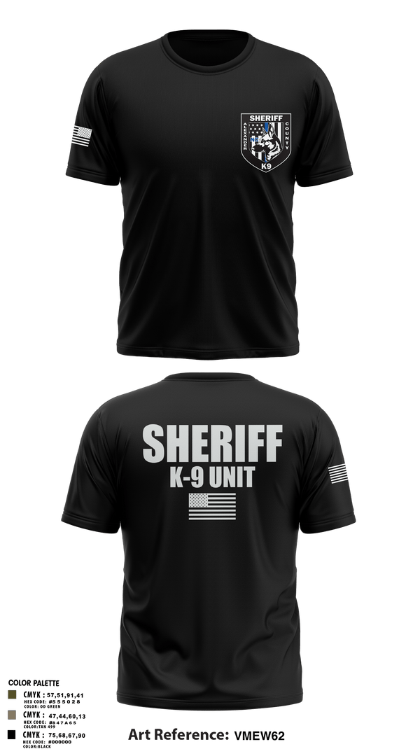 Old School Cotton Feel Shirt, Alexander County Sheriff Office K-9, Police, Teamtime, Team time, sublimation, custom sports apparel, team uniforms, spirit wear, spiritwear, sports uniforms, custom shirts, team store, custom team store, fundraiser sports, apparel fundraiser