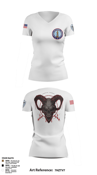 Women's Short Sleeve Vneck Shirt, Delta Company 3-144th Infantry, National Guard, Teamtime, Team time, sublimation, custom sports apparel, team uniforms, spirit wear, spiritwear, sports uniforms, custom shirts, team store, custom team store, fundraiser sports, apparel fundraiser