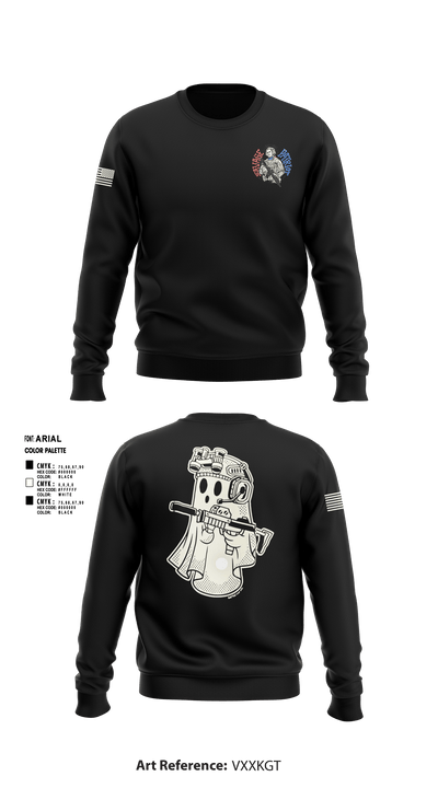 5th special forces group 40960860 Crew Neck Sweatshirt - 1