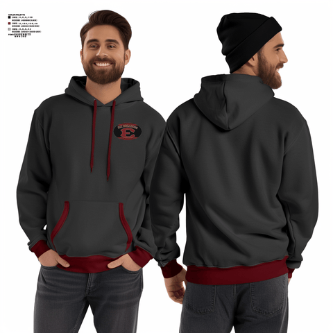 Hoodie, E.C.I.BULLDOGS, Football, Teamtime, Team time, sublimation, custom sports apparel, team uniforms, spirit wear, spiritwear, sports uniforms, custom shirts, team store, custom team store, fundraiser sports, apparel fundraiser