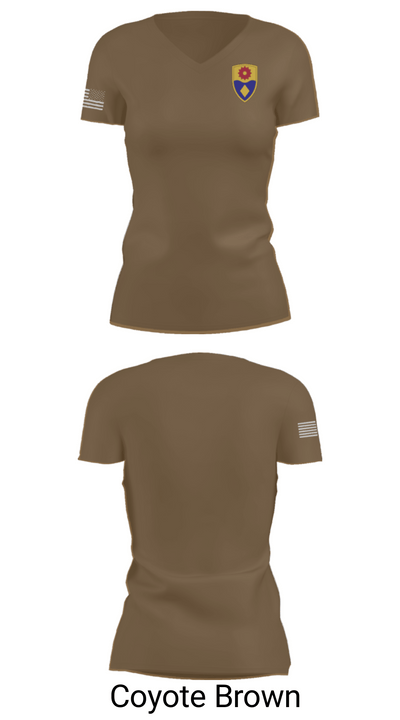 270th MP CO 56608510 Women's Short Sleeve V-neck Shirt - 8