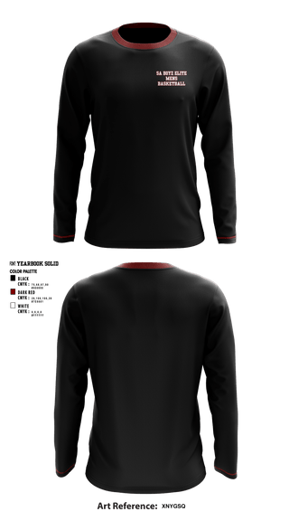 Long Sleeve Performance Shirt, SA BOYZ ELITE, Men's Basketball, Teamtime, Team time, sublimation, custom sports apparel, team uniforms, spirit wear, spiritwear, sports uniforms, custom shirts, team store, custom team store, fundraiser sports, apparel fundraiser