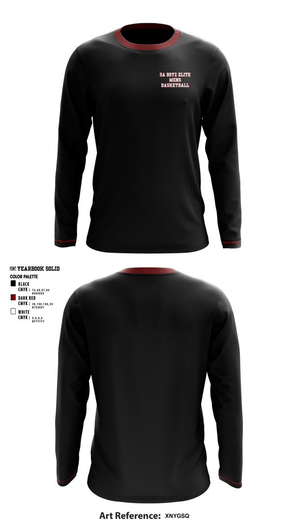 Long Sleeve Performance Shirt, SA BOYZ ELITE, Men's Basketball, Teamtime, Team time, sublimation, custom sports apparel, team uniforms, spirit wear, spiritwear, sports uniforms, custom shirts, team store, custom team store, fundraiser sports, apparel fundraiser