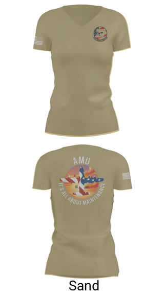 Women's Short Sleeve Vneck Shirt, 910th AMU, Air Force, Teamtime, Team time, sublimation, custom sports apparel, team uniforms, spirit wear, spiritwear, sports uniforms, custom shirts, team store, custom team store, fundraiser sports, apparel fundraiser