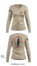 217th MP CO 3rd platoon Iraq 09-10 88609784 Women's Long Sleeve V-neck Shirt - 103