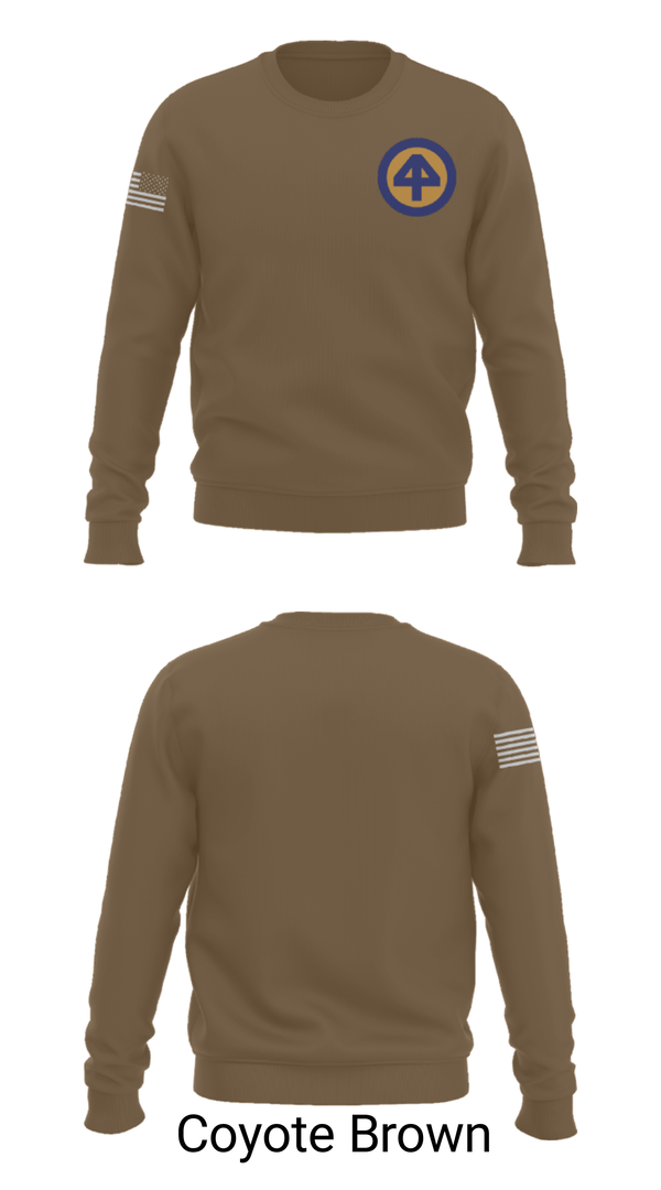 Crew Neck Sweatshirt, A CO 2-113th, Army, Teamtime, Team time, sublimation, custom sports apparel, team uniforms, spirit wear, spiritwear, sports uniforms, custom shirts, team store, custom team store, fundraiser sports, apparel fundraiser